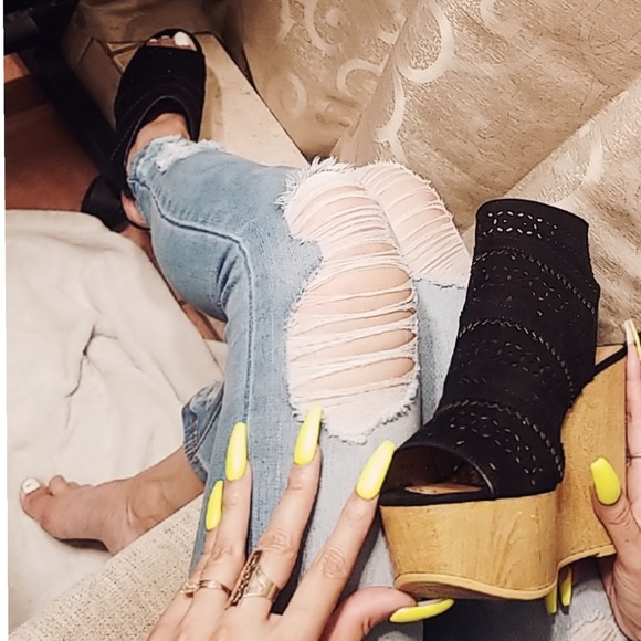 Last 5.5 Perforated Cage Wooden Platform Wedge - Picture 5 of 8